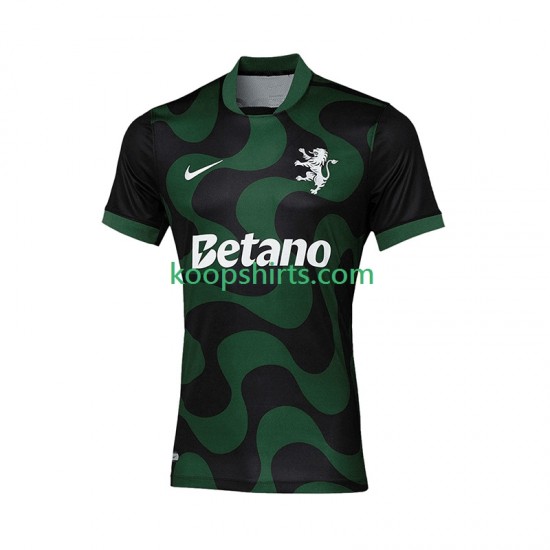 Sporting CP Uit Vierde Tenue Heren Voetbalshirts 2025-2026 Korte Mouwen Sporting CP Uit Vierde Tenue Heren Voetbalshirts 2025-2026 Korte Mouwen