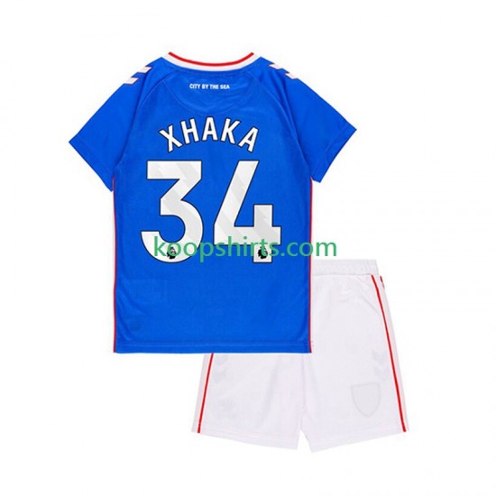 Uit Tenue Kinder Voetbalshirts Sunderland Granit Xhaka 34 2025-2026 Korte Mouwen Uit Tenue Kinder Voetbalshirts Sunderland Granit Xhaka 34 2025-2026 Korte Mouwen