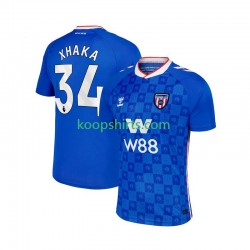 Uit Tenue Heren Voetbalshirts Sunderland Granit Xhaka 34 2025-2026 Korte Mouwen