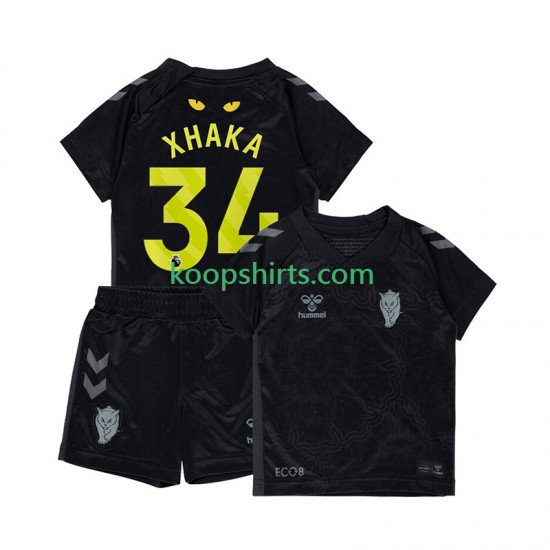 Derde Tenue Kinder Voetbalshirts Sunderland Granit Xhaka 34 2025-2026 Korte Mouwen Derde Tenue Kinder Voetbalshirts Sunderland Granit Xhaka 34 2025-2026 Korte Mouwen