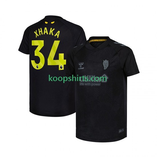 Derde Tenue Heren Voetbalshirts Sunderland Granit Xhaka 34 2025-2026 Korte Mouwen Derde Tenue Heren Voetbalshirts Sunderland Granit Xhaka 34 2025-2026 Korte Mouwen