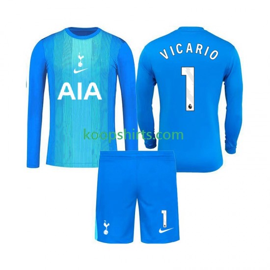 Tottenham Hotspur Doelman Uit Tenue Kinder Voetbalshirts Guglielmo Vicario 1 2025-2026 Lange Mouwen Tottenham Hotspur Doelman Uit Tenue Kinder Voetbalshirts Guglielmo Vicario 1 2025-2026 Lange Mouwen