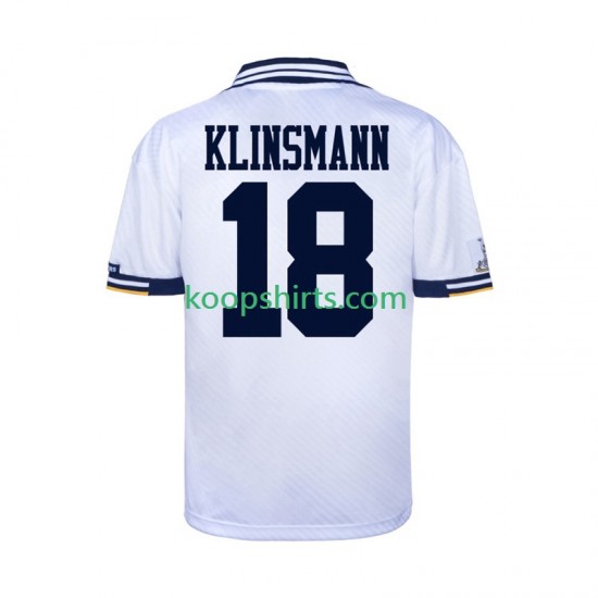 Tottenham Hotspur Retro Thuis Tenue Heren Voetbalshirts 1994 Korte Mouwen