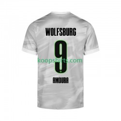 VfL Wolfsburg Uit Tenue Heren Voetbalshirts Mohamed Amoura 9 2025-2026 Korte Mouwen