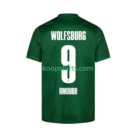VfL Wolfsburg Thuis Tenue Heren Voetbalshirts Mohamed Amoura 9 2025-2026 Korte Mouwen VfL Wolfsburg Thuis Tenue Heren Voetbalshirts Mohamed Amoura 9 2025-2026 Korte Mouwen