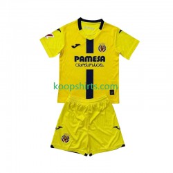 Villarreal CF Thuis Tenue Kinder Voetbalshirts 2025-2026 Korte Mouwen