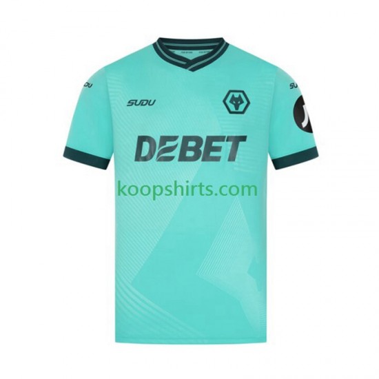 Wolverhampton Wanderers Uit Tenue Heren Voetbalshirts 2025-2026 Korte Mouwen Wolverhampton Wanderers Uit Tenue Heren Voetbalshirts 2025-2026 Korte Mouwen