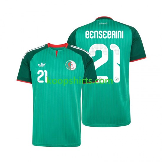 Algerije Uit Tenue Heren Voetbalshirts Ramy Bensebaini 21 2026 Korte Mouwen