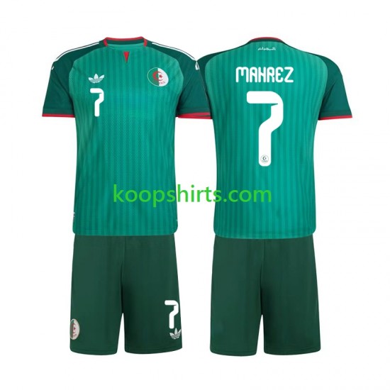 Algerije Uit Tenue Kinder Voetbalshirts Riyad Mahrez 7 2026 Korte Mouwen