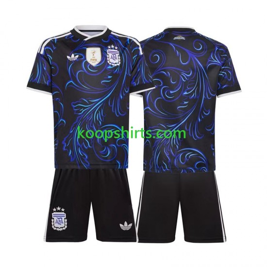 WK 2026 Argentinië Uit Tenue Kinder Voetbalshirts Korte Mouwen