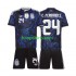WK 2026 Argentinië Uit Tenue Kinder Voetbalshirts Enzo Fernandez 24 Korte Mouwen