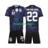 WK 2026 Argentinië Uit Tenue Kinder Voetbalshirts Franco Mastantuono 22 Korte Mouwen