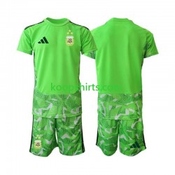 WK 2026 Argentinië Doelman Derde Tenue Kinder Voetbalshirts Korte Mouwen
