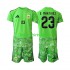 WK 2026 Argentinië Doelman Derde Tenue Kinder Voetbalshirts Emiliano Martinez 23 Korte Mouwen