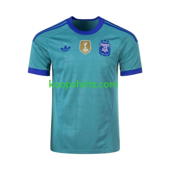 WK 2026 Argentinië Doelman Uit Tenue Heren Voetbalshirts Korte Mouwen