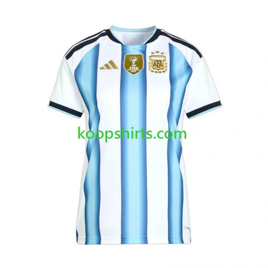 WK 2026 Argentinië Thuis Tenue Dames Voetbalshirts Korte Mouwen