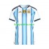 WK 2026 Argentinië Thuis Tenue Dames Voetbalshirts Korte Mouwen