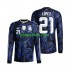 WK 2026 Argentinië Uit Tenue Heren Voetbalshirts Jose Manuel Lopez 21 Lange Mouwen