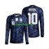WK 2026 Argentinië Uit Tenue Heren Voetbalshirts Lionel Messi 10 Lange Mouwen