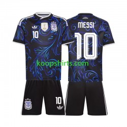 WK 2026 Argentinië Uit Tenue Kinder Voetbalshirts Lionel Messi 10 Korte Mouwen