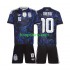 WK 2026 Argentinië Uit Tenue Kinder Voetbalshirts Lionel Messi 10 Korte Mouwen