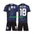 WK 2026 Argentinië Uit Tenue Kinder Voetbalshirts Nico Paz 18 Korte Mouwen