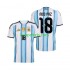 WK 2026 Argentinië Thuis Tenue Heren Voetbalshirts Nico Paz 18 Korte Mouwen