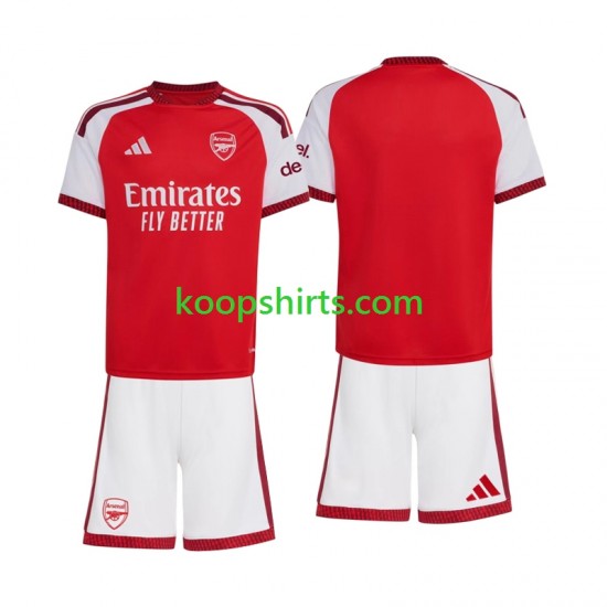 Arsenal Thuis Tenue Kinder Voetbalshirts 2026-2027 Korte Mouwen