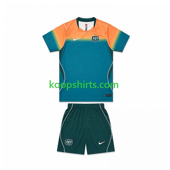 WK 2026 Australië Uit Tenue Kinder Voetbalshirts 11 Korte Mouwen
