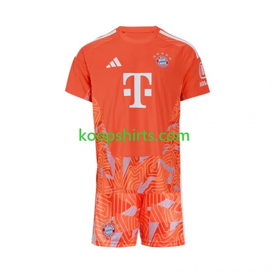 FC Bayern München Doelman Uit Tenue Kinder Voetbalshirts 2026-2027 Korte Mouwen