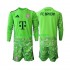 FC Bayern München Doelman Thuis Tenue Kinder Voetbalshirts 2026-2027 Lange Mouwen