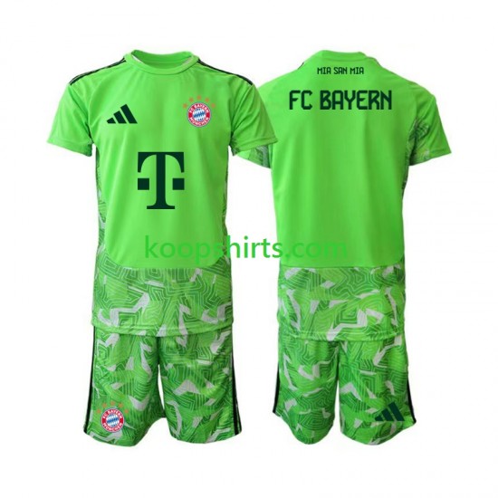 FC Bayern München Doelman Thuis Tenue Kinder Voetbalshirts 2026-2027 Korte Mouwen
