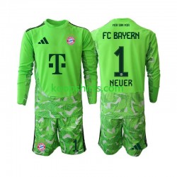 FC Bayern München Doelman Thuis Tenue Kinder Voetbalshirts Manuel Neuer 1 2026-2027 Lange Mouwen