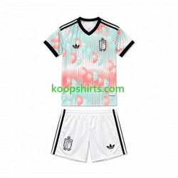 WK 2026 België Uit Tenue Kinder Voetbalshirts Korte Mouwen
