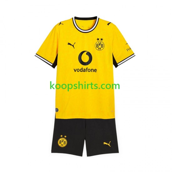 Borussia Dortmund Thuis Tenue Kinder Voetbalshirts 2026-2027 Korte Mouwen