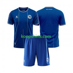 WK 2026 Bosnië-Herzegovina Thuis Tenue Kinder Voetbalshirts Korte Mouwen
