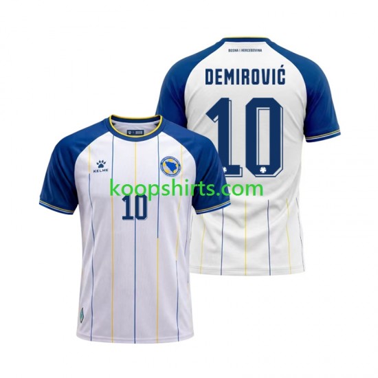 WK 2026 Bosnië-Herzegovina Uit Tenue Heren Voetbalshirts Ermedin Demirovic 10 Korte Mouwen
