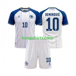 WK 2026 Bosnië-Herzegovina Uit Tenue Kinder Voetbalshirts Ermedin Demirovic 10 Korte Mouwen