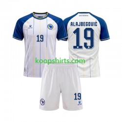 WK 2026 Bosnië-Herzegovina Uit Tenue Kinder Voetbalshirts Kerim Alajbegovic 19 Korte Mouwen