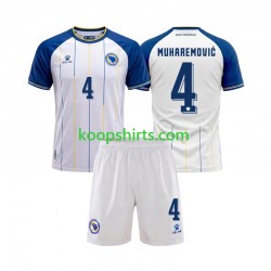 WK 2026 Bosnië-Herzegovina Uit Tenue Kinder Voetbalshirts Tarik Muharemovic 4 Korte Mouwen