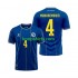 WK 2026 Bosnië-Herzegovina Thuis Tenue Heren Voetbalshirts Tarik Muharemovic 4 Korte Mouwen