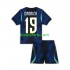 WK 2026 Brazilië Uit Tenue Kinder Voetbalshirts Endrick 19 Korte Mouwen
