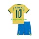 WK 2026 Brazilië Thuis Tenue Kinder Voetbalshirts Neymar JR 10 Korte Mouwen