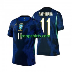 WK 2026 Brazilië Uit Tenue Heren Voetbalshirts Raphinha 11 Korte Mouwen