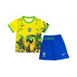Brazilië Thuis Tenue Kinder Voetbalshirts Special 2026 Korte Mouwen