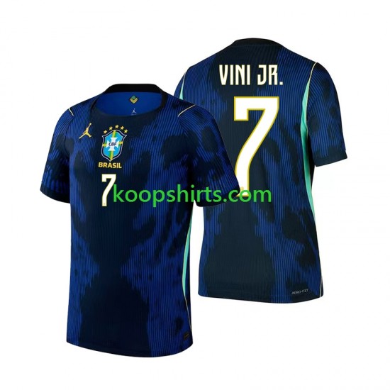 WK 2026 Brazilië Uit Tenue Heren Voetbalshirts Vinicius Junior 7 Korte Mouwen