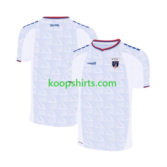 WK 2026 Uit Tenue Heren Voetbalshirts Cape Verde Korte Mouwen