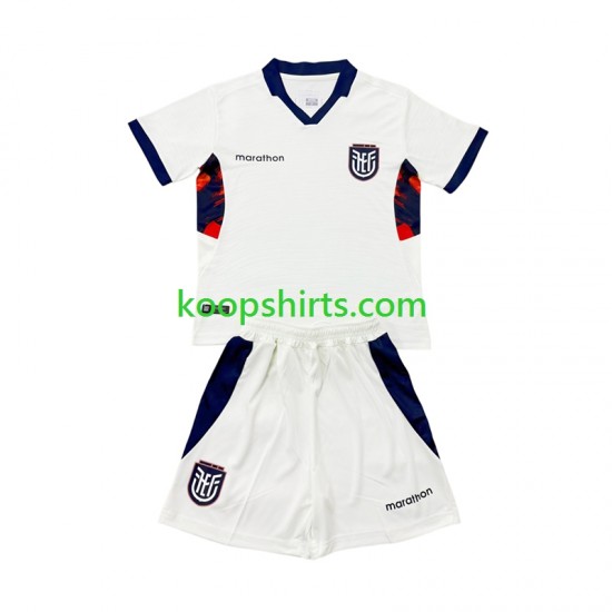 WK 2026 Ecuador Derde Tenue Kinder Voetbalshirts Korte Mouwen