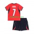 WK 2026 Engeland Uit Tenue Kinder Voetbalshirts Bukayo Saka 7 Korte Mouwen