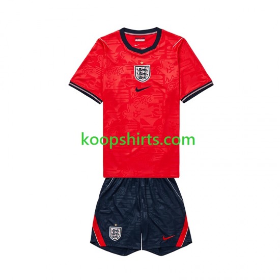 WK 2026 Engeland Uit Tenue Kinder Voetbalshirts Korte Mouwen